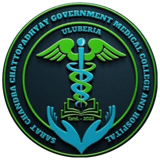 Sarat Chandra Chattopadhyay Government Medical College and Hospital Logo
